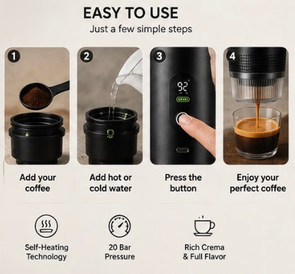 Alori Koffi Portable Espresso Machine