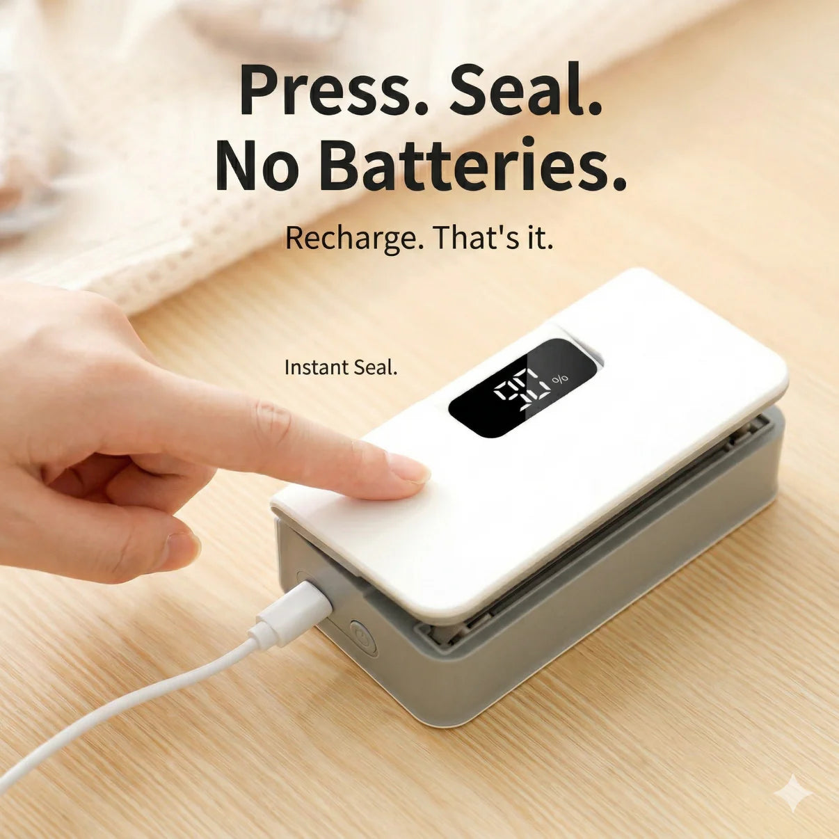 Alori FreshSeal™ | Rechargeable Magnetic Bag Sealer