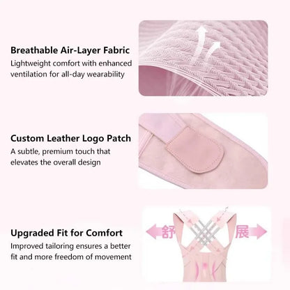 Posture Corrector | Adjustable Back Support Belt for Abdominal Waist Correction,  Spine Alignment Waist Trainer Unisex